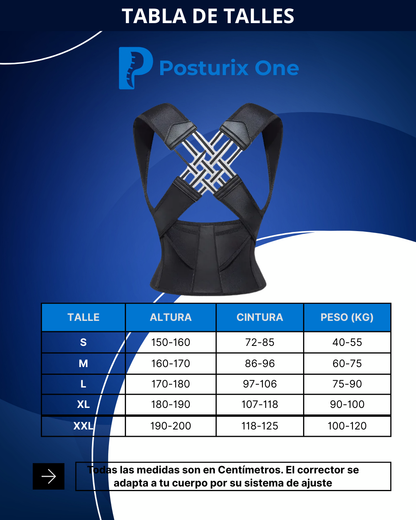 Corrector de postura PosturixOne™